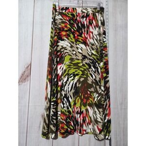 Kasper Women's M Abstract‎ Print Maxi Skirt